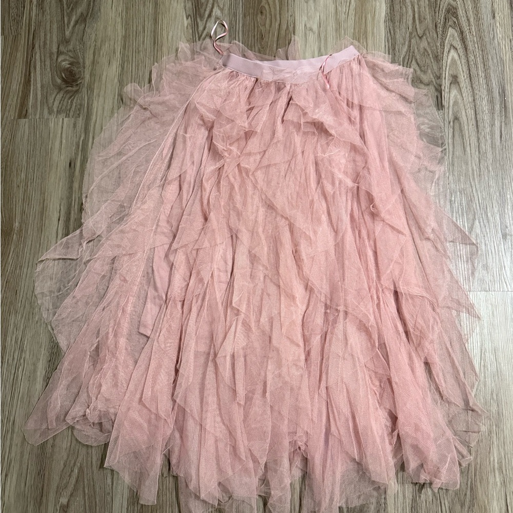 Papillon Soft Pink Layered Skirt